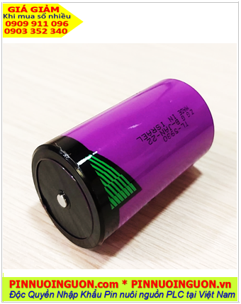 Pin Tadiran TL-5930; Pin TL-5930; Pin nuôi nguồn PLC Tadiran TL-5930 lithium 3.6v D 19000mAh _Xuất xứ Israel